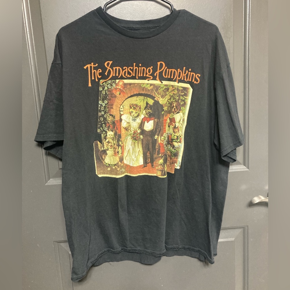 Smashing Pumpkins Cat Alternative Band Tee-Shirt
